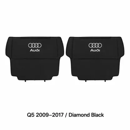 Asign Seat Back Storage Organizer Half-Cover for Audi Vehicles – Leather-Like Rear Seat Pocket