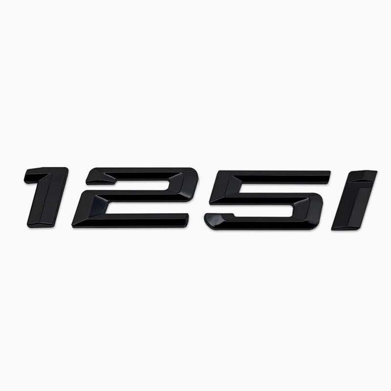 Asign 3D Sport Badge Kit for BMW - ABS Black Chrome/Carbon Fiber