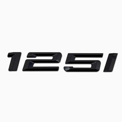 Asign 3D Sport Badge Kit for BMW - ABS Black Chrome/Carbon Fiber