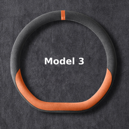 Asign Ultra-Thin Alcantara Steering Wheel Cover – Universal Fit for All Vehicles, Non-Slip, Sweat-Absorbing, All-Season Comfort