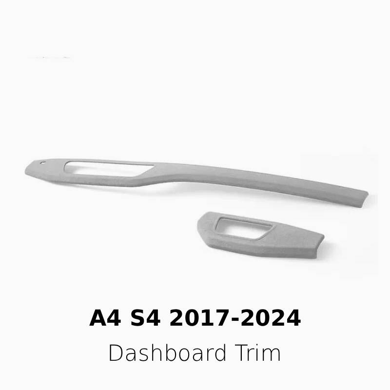 Asign Suede Interior Center Console Panel Cover for Audi A4 (2017–2024)