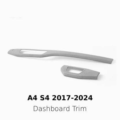 Asign Suede Interior Center Console Panel Cover for Audi A4 (2017–2024)