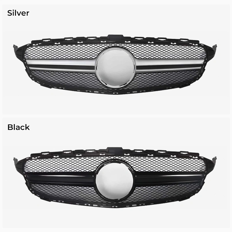 Asign Front Grille for Mercedes-Benz C-Class – GT / Diamond / AMG / C63 S Style