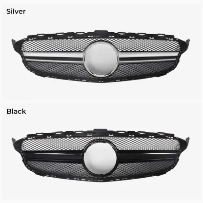 Asign Front Grille for Mercedes-Benz C-Class – GT / Diamond / AMG / C63 S Style