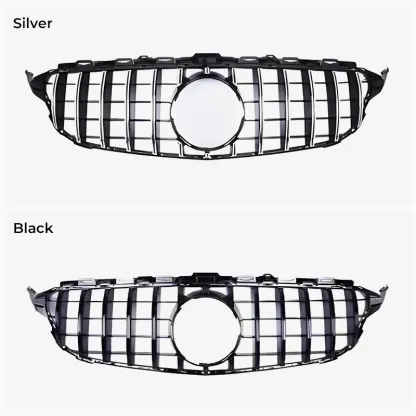 Asign Front Grille for Mercedes-Benz C-Class – GT / Diamond / AMG / C63 S Style
