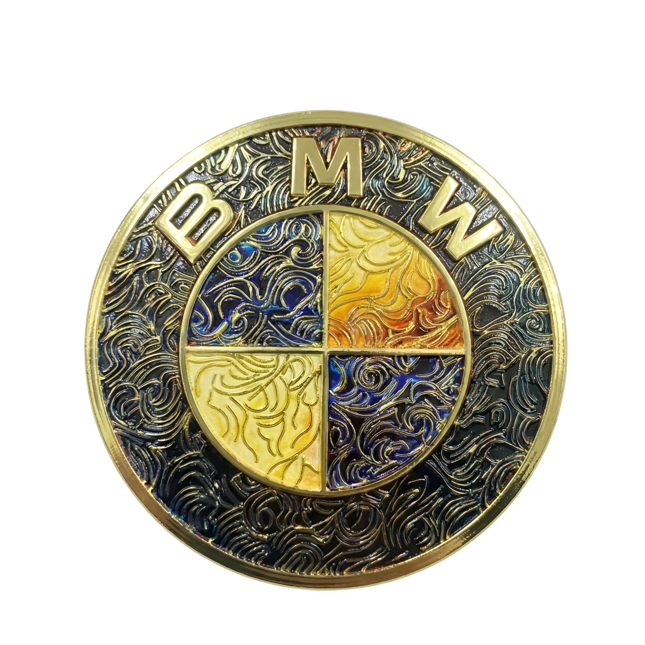 Asign Laser-Engraved Emblem Set for BMW