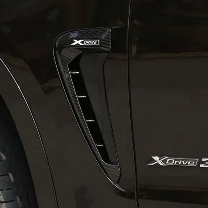 BMW Performance Detail Kit: X5 Side Vent Trim, Carbon Fiber Window Switch Covers & Non-Slip Pedal Set