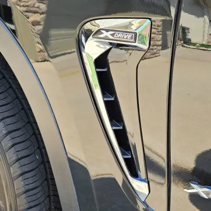 BMW Performance Detail Kit: X5 Side Vent Trim, Carbon Fiber Window Switch Covers & Non-Slip Pedal Set