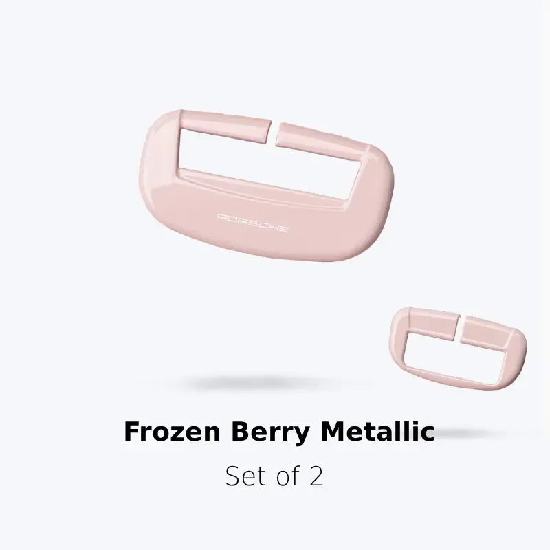 Asign Premium Seat Belt Buckle Cover For Porsche Panamera/Macan/Taycan/911/718/Cayenne