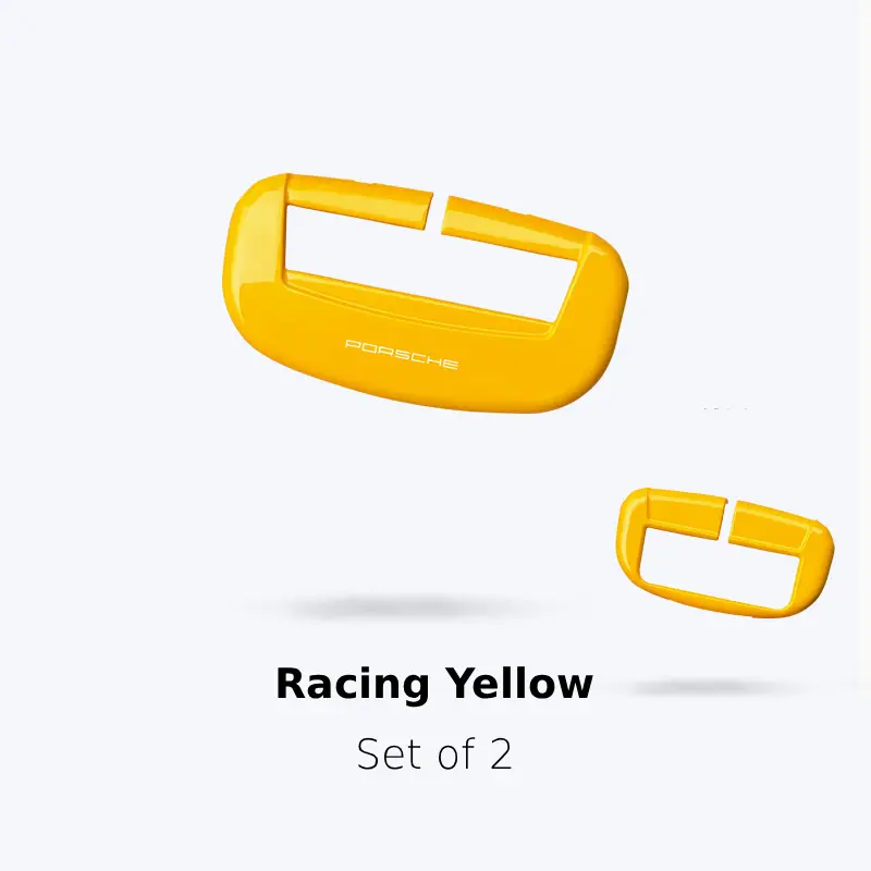 Asign Premium Seat Belt Buckle Cover For Porsche Panamera/Macan/Taycan/911/718/Cayenne