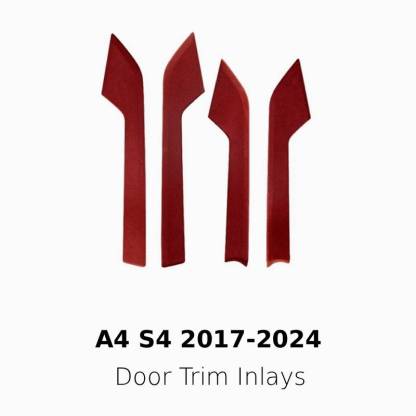 Asign Suede Interior Center Console Panel Cover for Audi A4 (2017–2024)