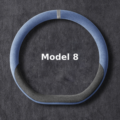 Asign Ultra-Thin Alcantara Steering Wheel Cover – Universal Fit for All Vehicles, Non-Slip, Sweat-Absorbing, All-Season Comfort