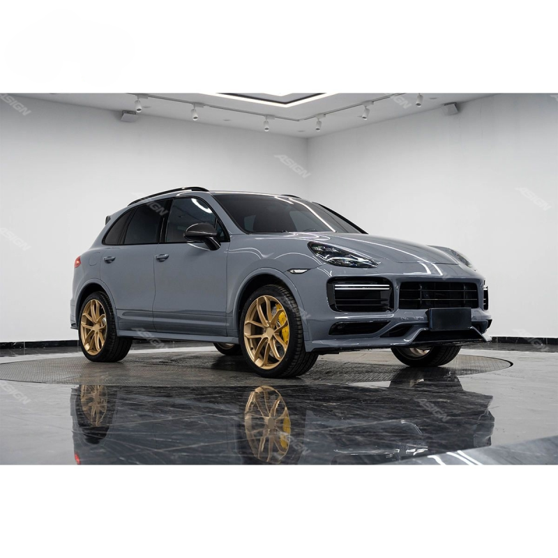 Asign — Facelift Bodykit for Porsche Cayenne 2011-2014 to 2018-2023 SD/GTS Style Front Bumper Headlight Lip Car Aiuto Patts Patterns