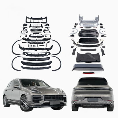 Asign — For Porsche Cayenne 2024 Turbo Bodykit Upgrade 958.1 to 9Y0.2 Car Bumpers Trunk Lid Headlights Bodykit