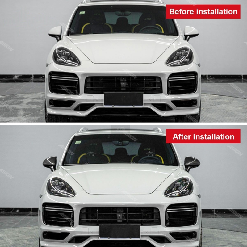 Asign — High Quality Carbon Fiber Rearview Mirror for Porsche Cayenne 2011-2014 958.1