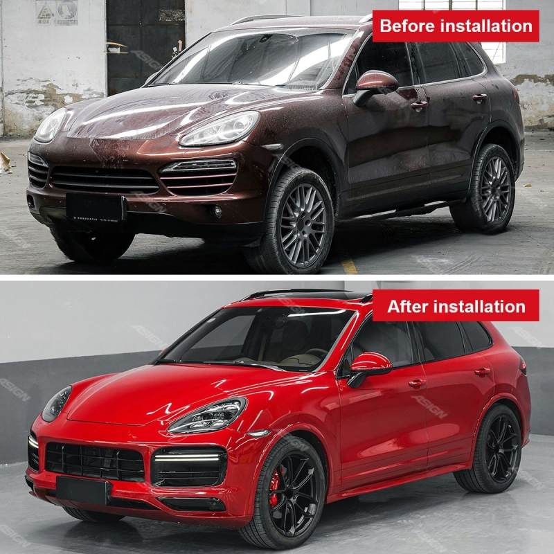 Asign - New Arrival Front Bumper Assembly for 2011-2014 for Cayenne 958.1 Facelift 9Y0.1 SD Upgrade with Front Lip