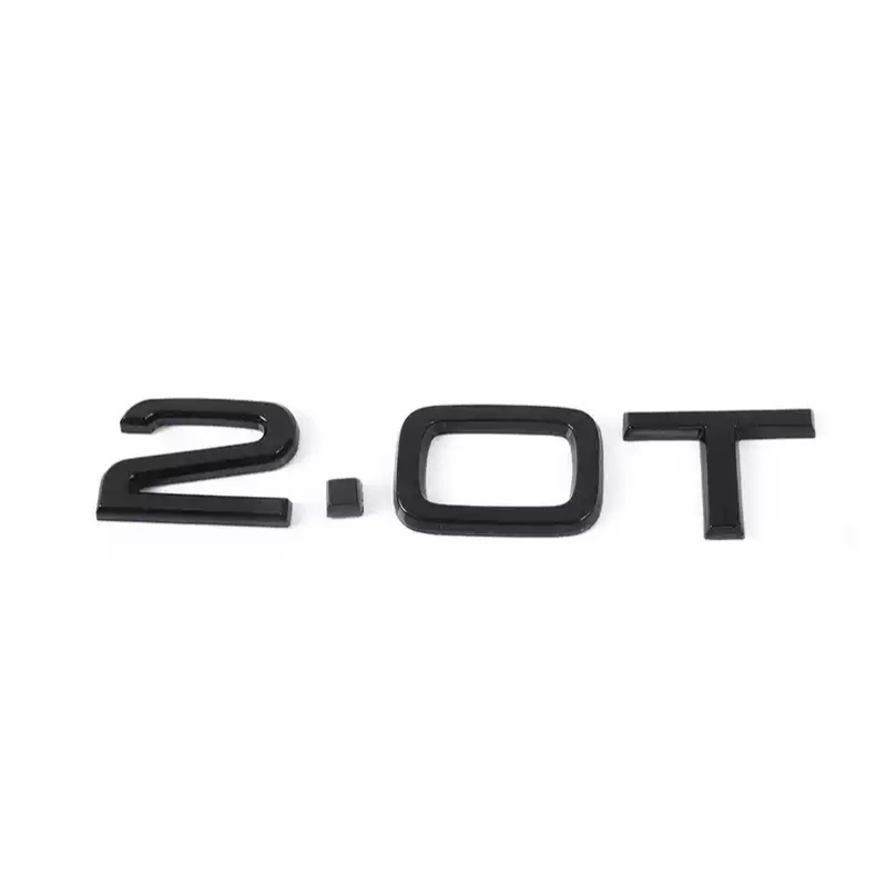Asign Audi Blackout Rear Emblem Replacement Black Audi Lettering Badge For All Models - A3 to A8 S3 to S8 Q3 Q5 Q7 SQ RS