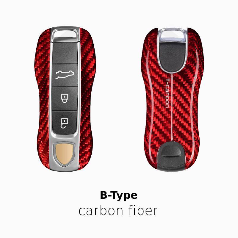 Asign Real Carbon Fiber Key Case Clip for Porsche