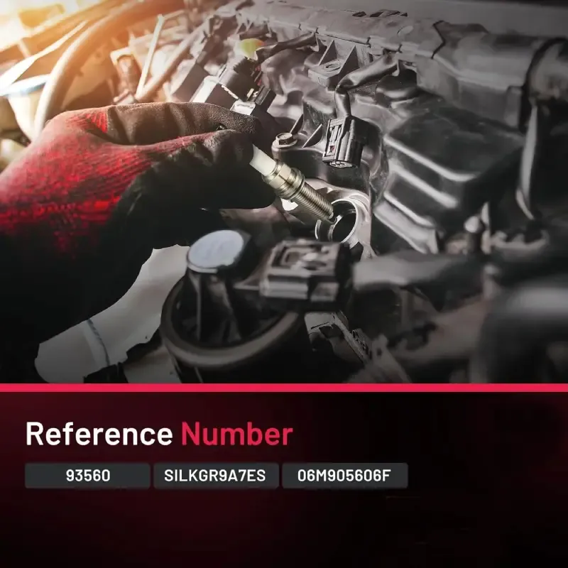 Asign 93560 Platinum Iridium Spark Plug For Audi S4 S5 S6 Q7 Q8/Porsche Cayenne Macan Panamera