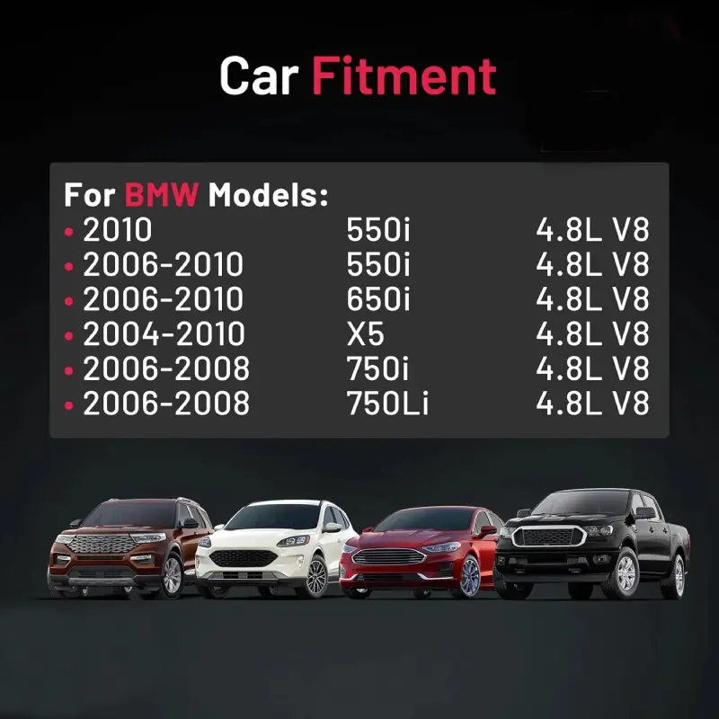 Asign 4294 Platinum Iridium Spark Plugs for BMW 550i 650i 750i X5 4.8L V8