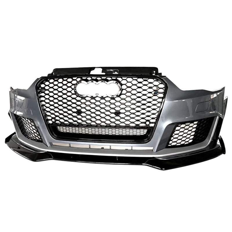 2013-2016 Audi RS3 Front Bumper For A3/S3 8V Body Kits With Honeycomb Grille Front Lip | RS3 Bumper
