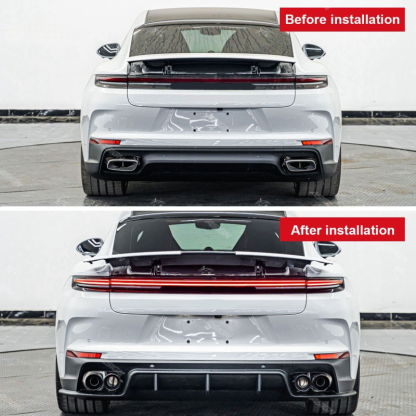 Asign — 2024-2025 for Panamera Turbo Front and Rear Bumpers with 976 Daytime Running Lights and Fog Lights Equipped Car Bumpers