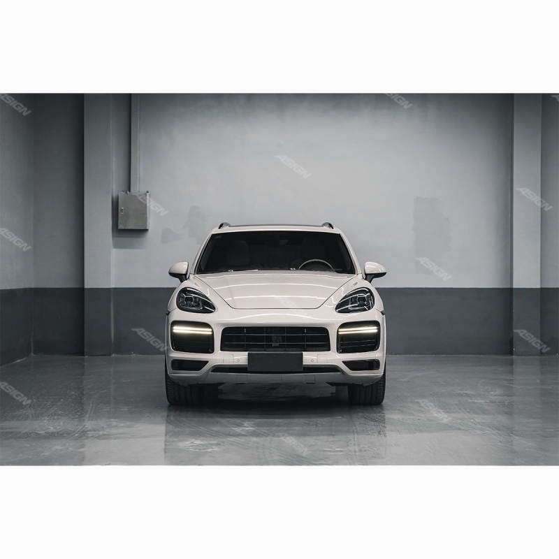 Asign — Brand New 9Y0.1 SD Double Bar Light Front Bumper Kit for Porsche Cayenne 958.1 Car Bumpers