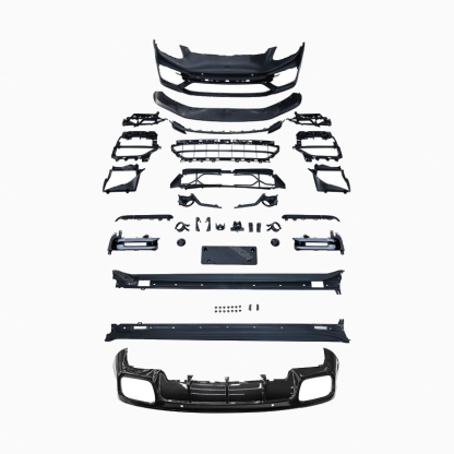 Asign — For Panamera 971 PINDUN Turbo S Bodykit Carbon Fiber Bodykit Rear Bumper Lip Diffuser for Porsche Panamera 971