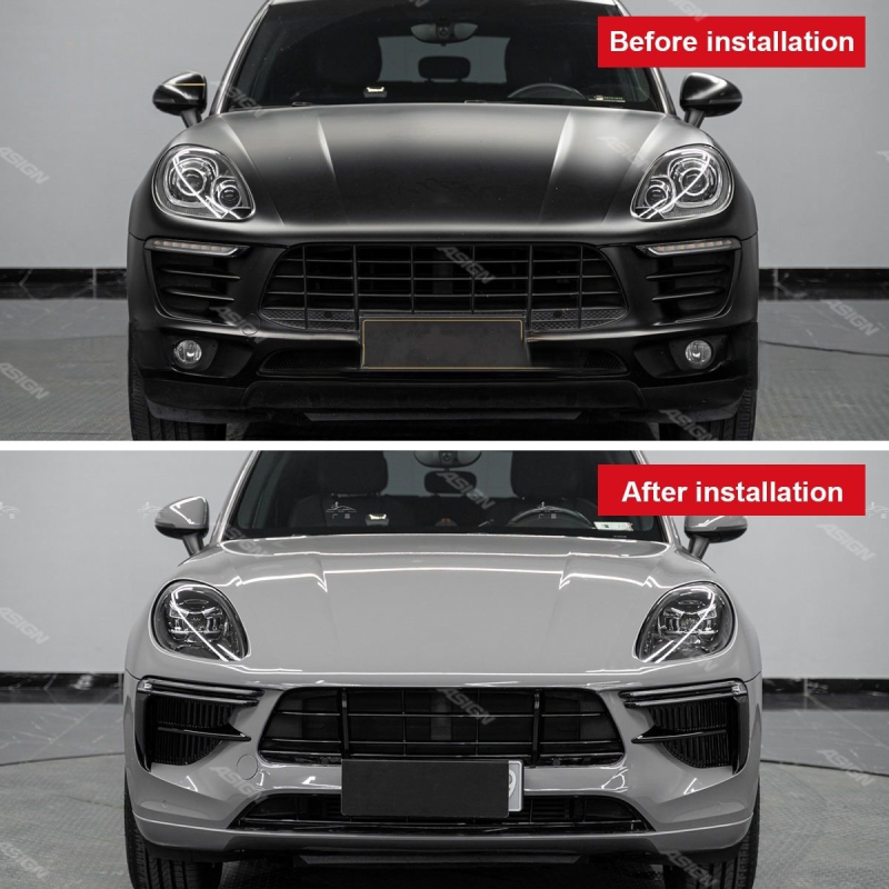Asign — Upgrade Sport Design SD GTS Front Bumper Facelift Bodykit for 2018-up Macan-95B.2 New Products