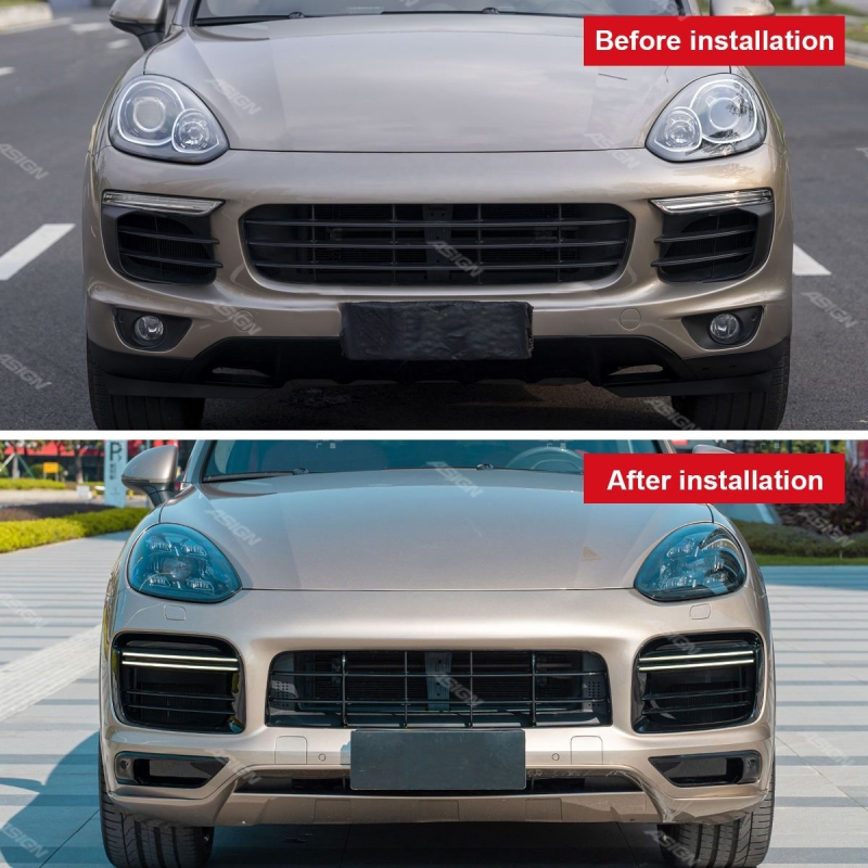 Asign - High Quality Hot Selling Surround Kit for 2015-2017 Cayenne 958.1 Upgrade 2018-2023 Cayenne Sport Design Surround Kit