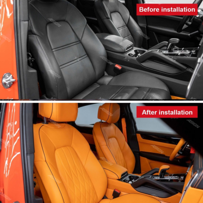 Asign - 2018-2023 for Porsche for Cayenne Real Leather Upholstery Kit Popular Style Interior Upgrade Using PU Leather