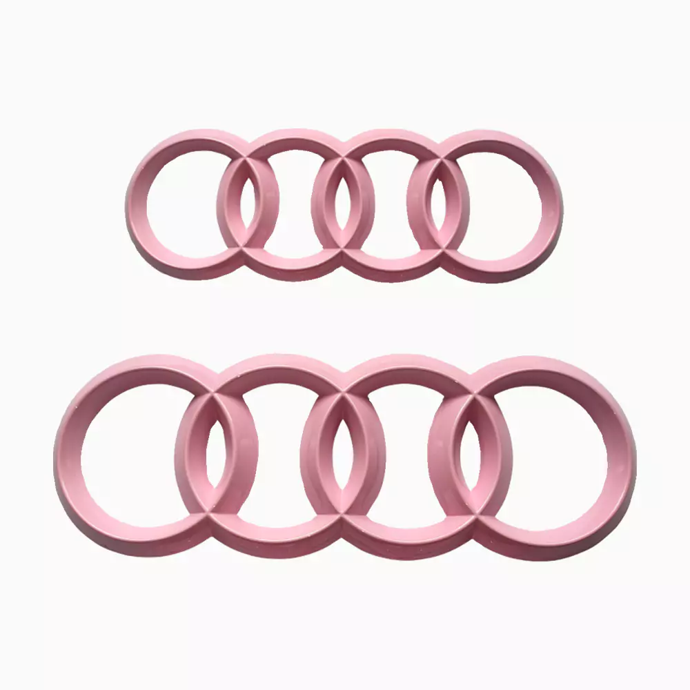 Asign Audi Pink Emblem – Lightweight, Durable, Easy Installation
