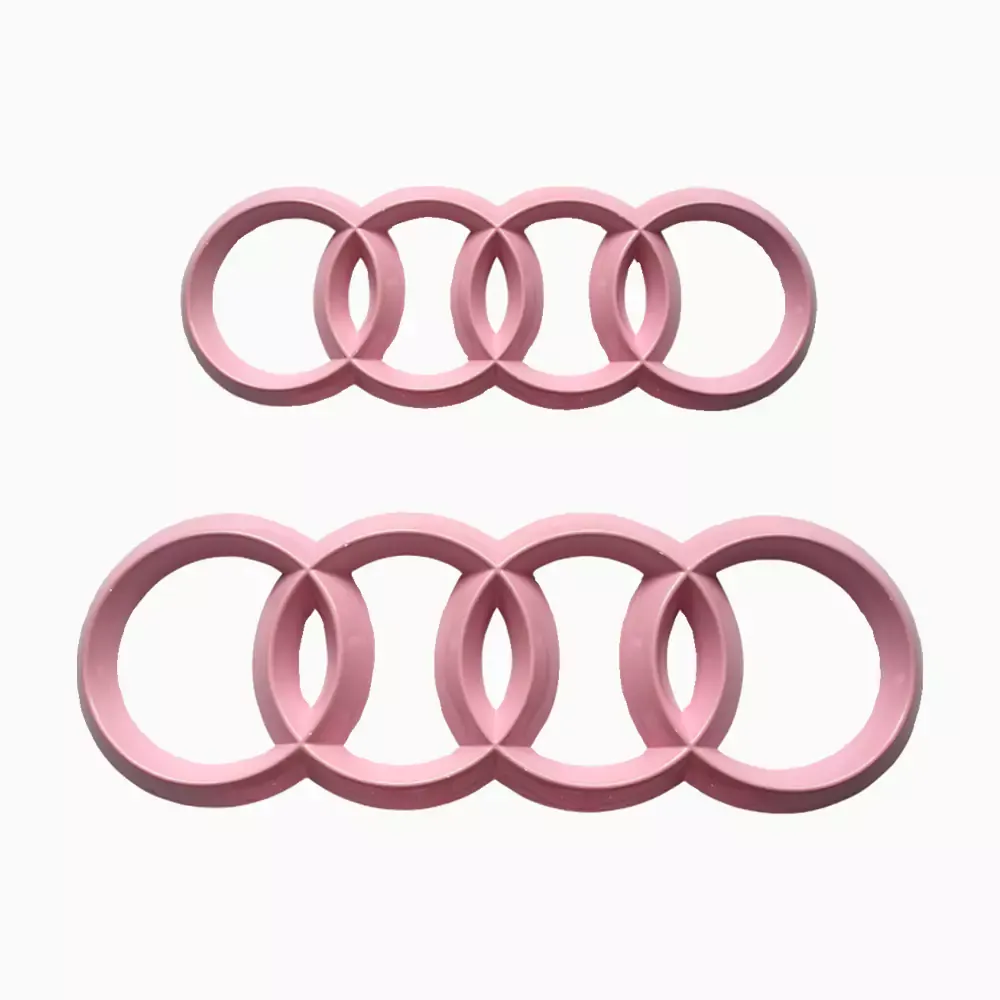 Asign Audi Pink Emblem – Lightweight, Durable, Easy Installation