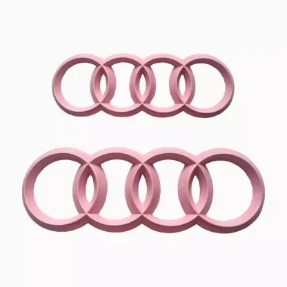 Asign Audi Pink Emblem – Lightweight, Durable, Easy Installation