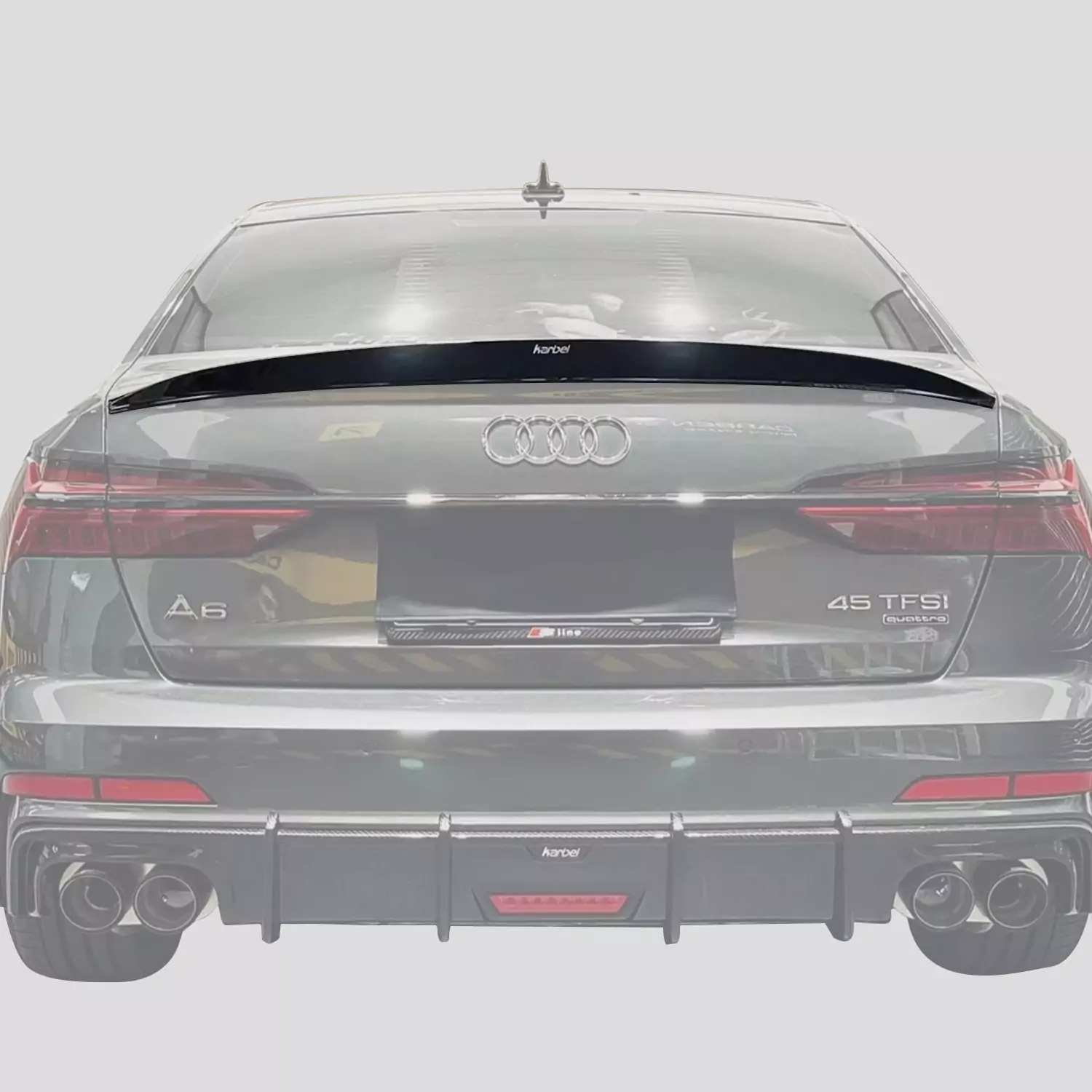 Asign Carbon Fiber Rear Spoiler for Audi S6 & A6 S-Line & A6 2019-ON C8
