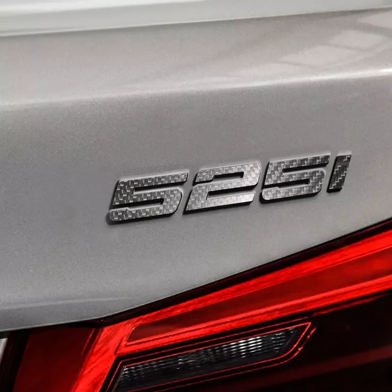 Asign 3D Sport Badge Kit for BMW - ABS Black Chrome/Carbon Fiber