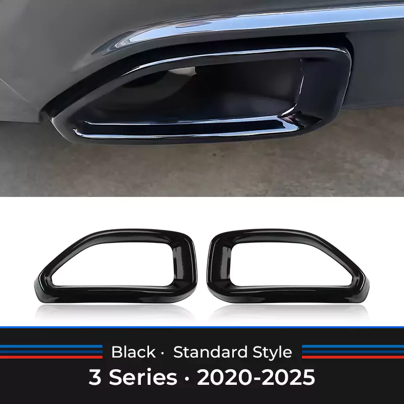Asign BMW Gloss Black Rear Pipe Protective Cover