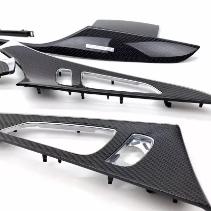 Asign Carbon Fiber Interior Trim Set – 9-Piece Kit, Fits Audi C7/C8 (2012-2023) A6/S6