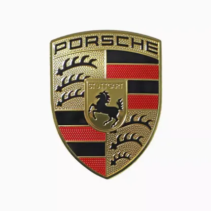 Asign Front Hood Crest Emblem for Porsche-Multiple Finishes