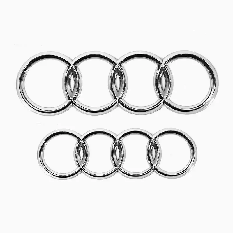 Asign OEM Replacement Silver Audi Emblem for All Models