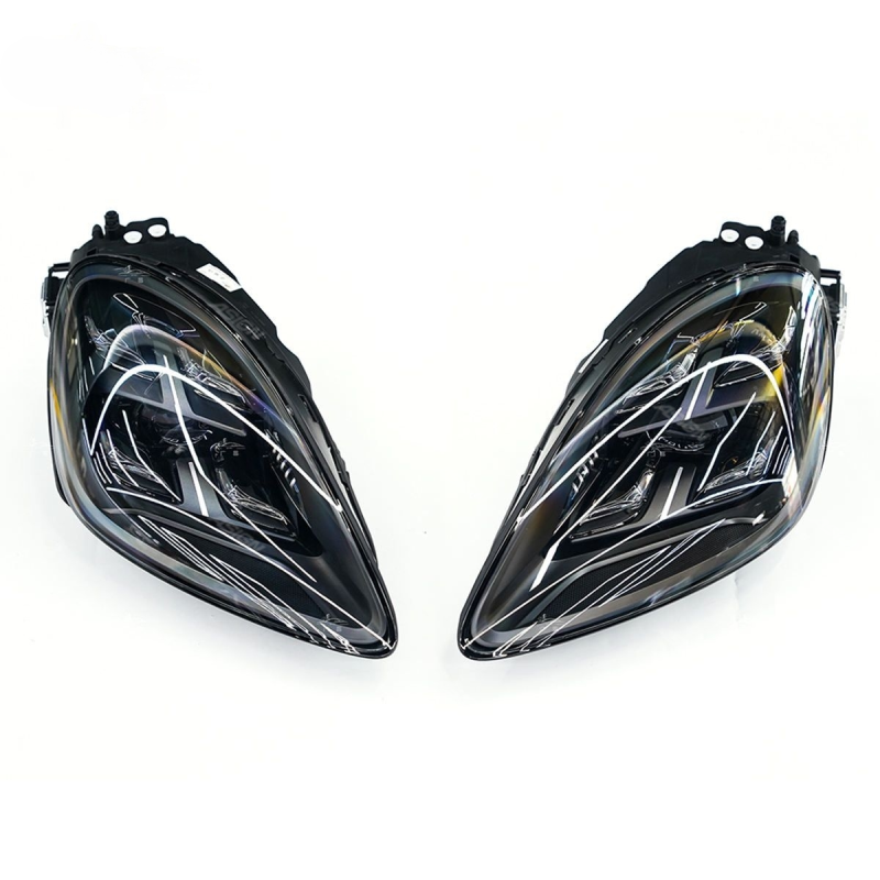 Asign Warning Lights for Cayenne GTS 2019-2023 LED Matrix White Stripes US Version Auto Lighting Systems 12V 36W 5500lm