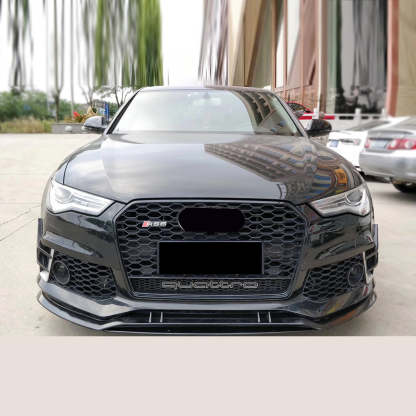 2012-2015 Audi RS6 Front Bumper For A6/S6 C7 Body Kits C7 To C7.5 Bumper With Honeycomb Grille Front Lip | RS6 Bumper