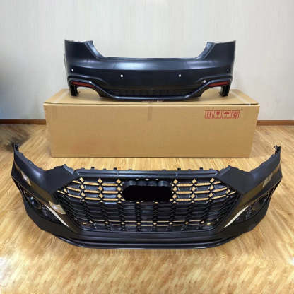 2020-2025 Audi RS5 Front Bumper For A5/S5 B9.5 Body Kits With ACC Fog Light Grille Honeycomb Grille Front Lip | RS5 Bumper