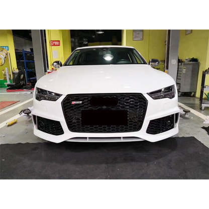 2008-2015 Audi RS7 Front Bumper For A7/S7 C7 Upgrade To C7.5 Body Kits With Honeycomb Grille Fog Light Grille | RS7 Bumper