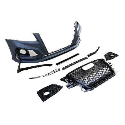 2008-2012 Audi RSQ5 Front Bumper For Q5/SQ5 8R/B8 Upgrade To B9 RSQ5 Style Body Kits With Honeycomb Grille | RSQ5 Bumper