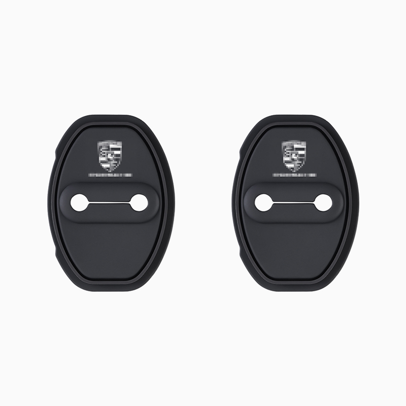 Asign Porsche Silicone Anti-Rust Shock-Absorbing Door Lock Covers