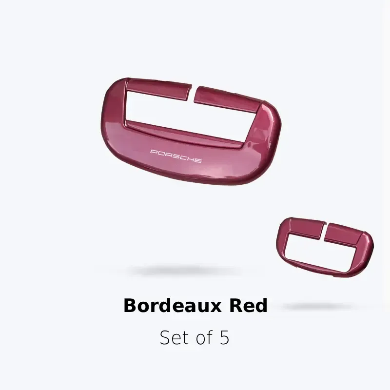 Asign Premium Seat Belt Buckle Cover For Porsche Panamera/Macan/Taycan/911/718/Cayenne