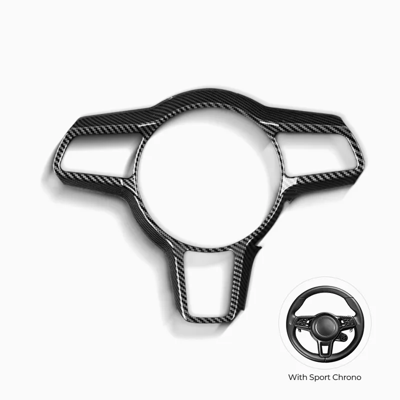 Asign Carbon Fiber Look Steering Wheel Trim For Porsche