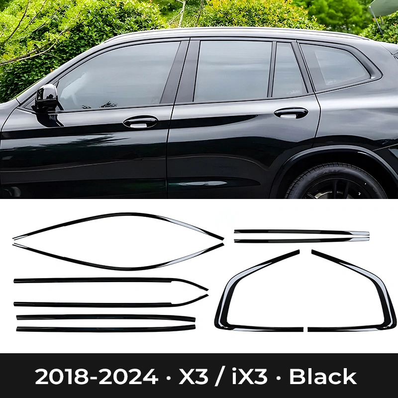 Asign Shadowline Window Trim Cover for BMW – Gloss Black Sport Upgrade