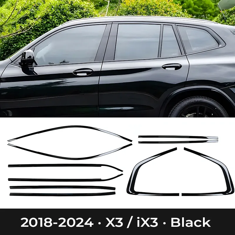 Asign Shadowline Window Trim Cover for BMW – Gloss Black Sport Upgrade